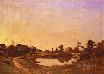 Paisajes Painting - Mediodía en los prados Paisaje de Barbizon Henri Joseph Harpignies